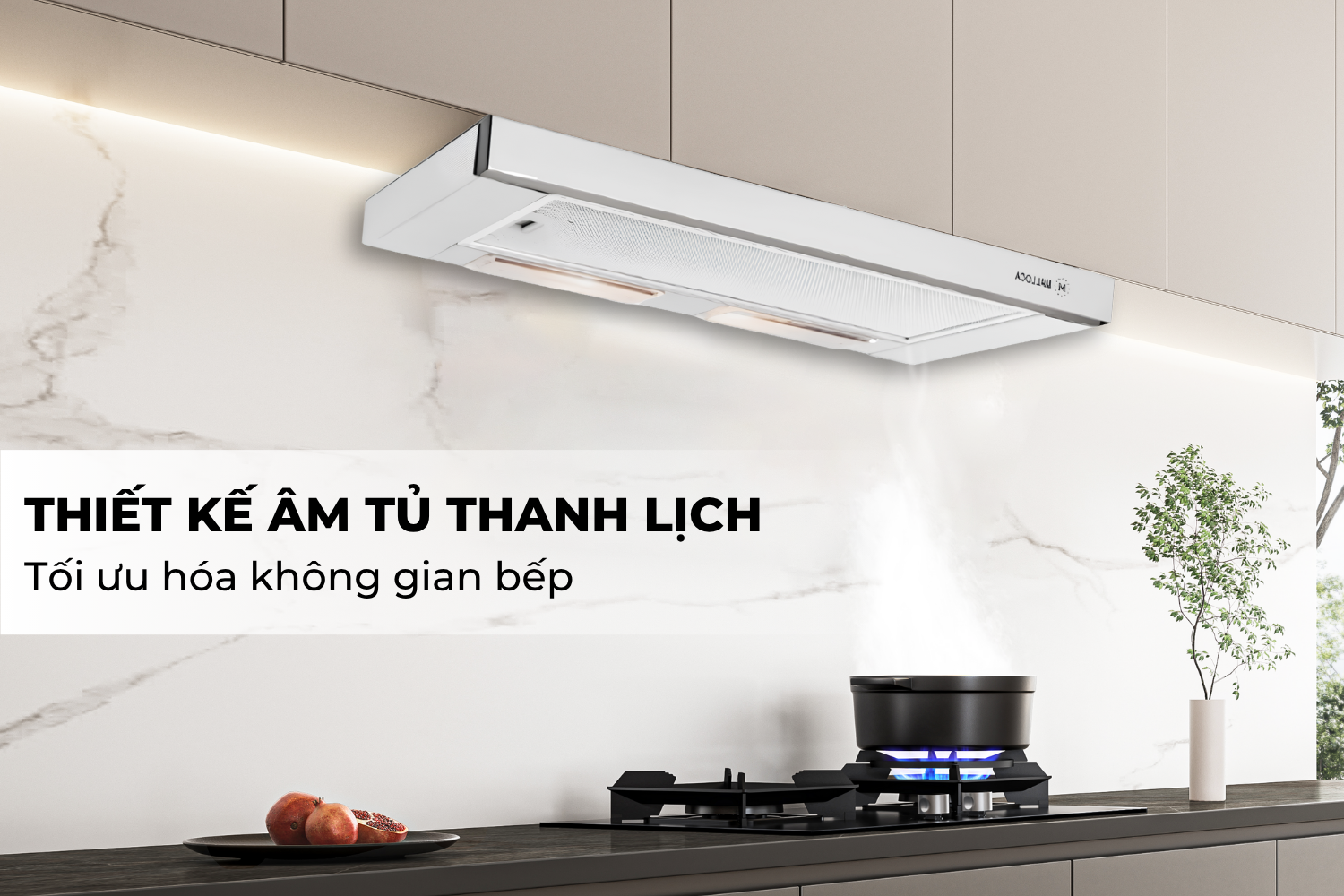 Máy hút mùi âm tủ Malloca K1507 | 70 cm