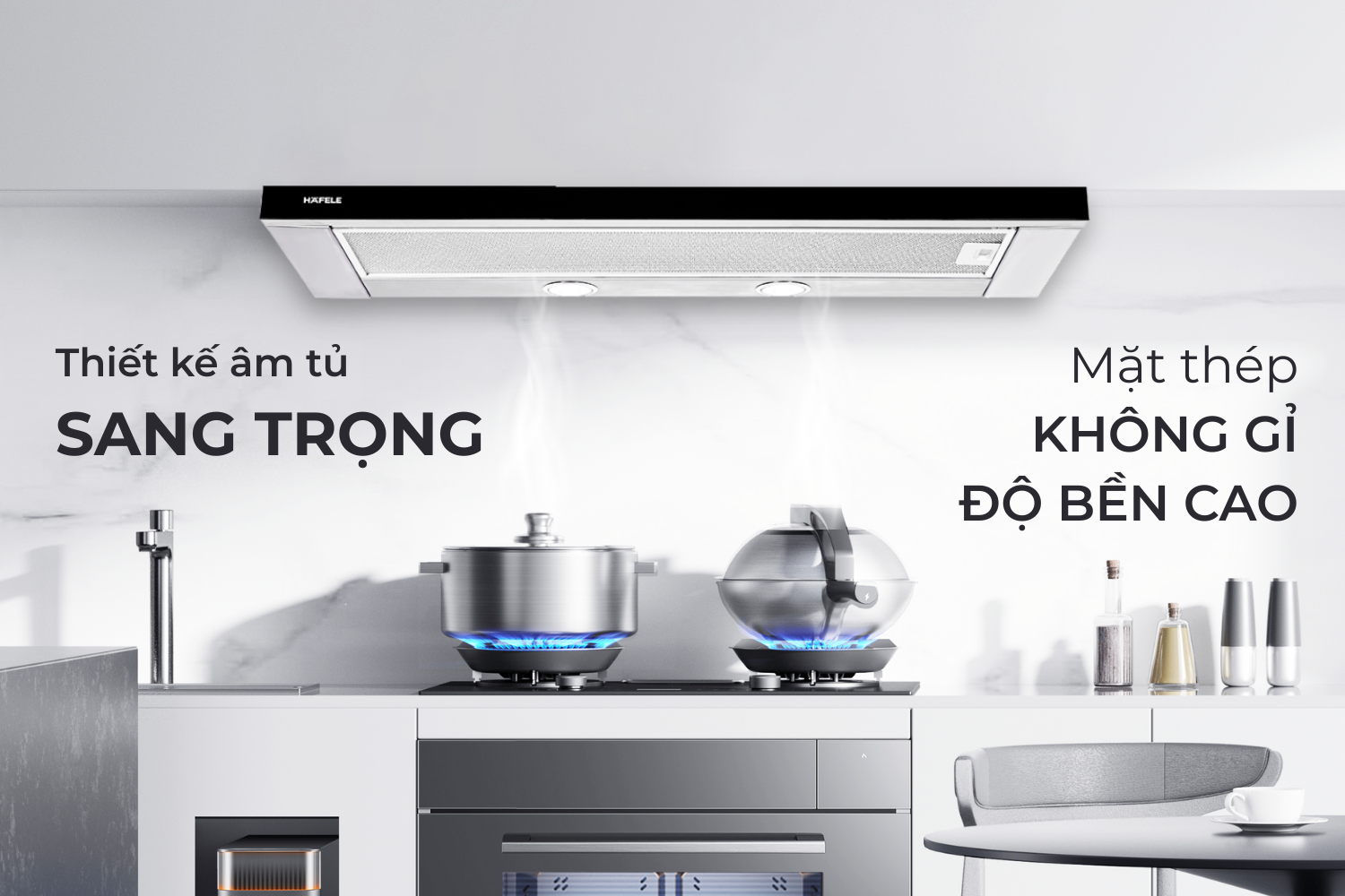 Thiết kế âm tủ&nbsp;– Tối ưu hóa không gian bếp