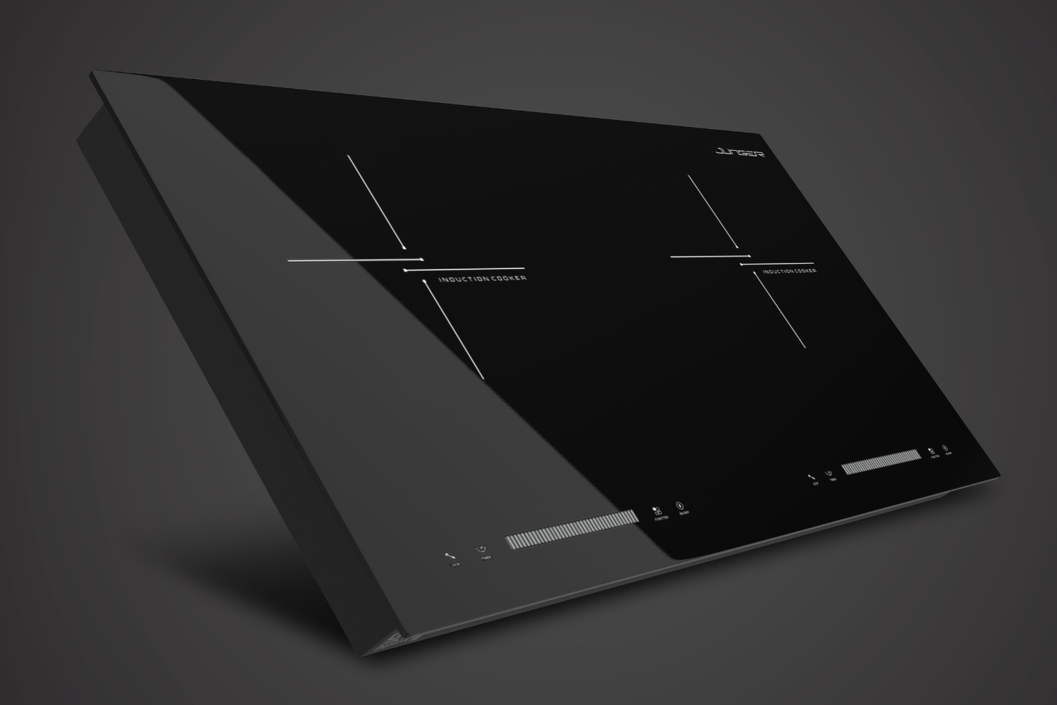 Bếp Từ Đôi Junger CEJ-201-II | Lắp Âm/Dương 2 Vùng Nấu