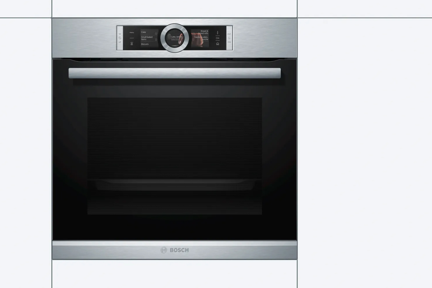 Lò nướng Bosch HSG636BS1 Serie 8 có mặt kính cường lực màu đen bóng