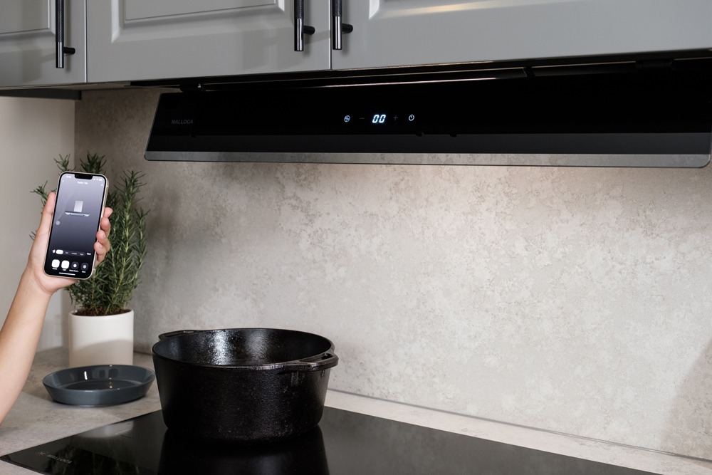 Các dòng máy hút mùi âm tủ được tích hợp nhiều tính năng hiện đại