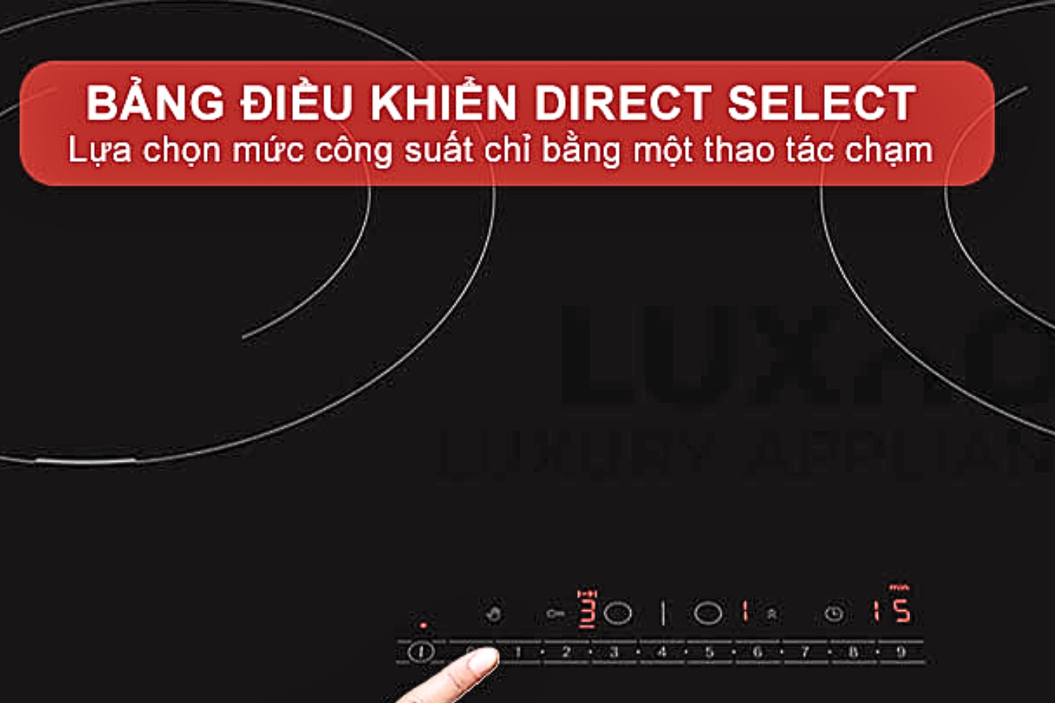 Bảng điều khiển DirectSelect cho phép bạn thao tác chạm trực tiếp trên mặt kính