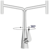 Tính năng nổi bật - Vòi rửa xoay 360° 