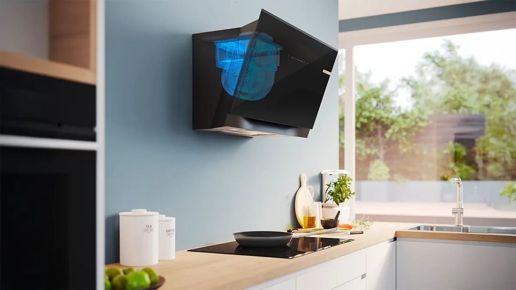 Máy hút mùi gắn tường Bosch DWF97RV60B Series 8