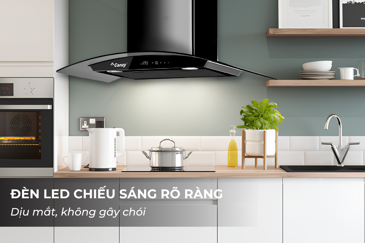 Hút Mùi Áp Tường Kính Cong Canzy CZ M6770