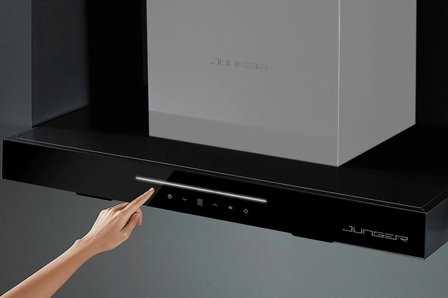 Máy hút mùi áp tường/âm tủ Junger HRJ-701 Bạc | 70cm