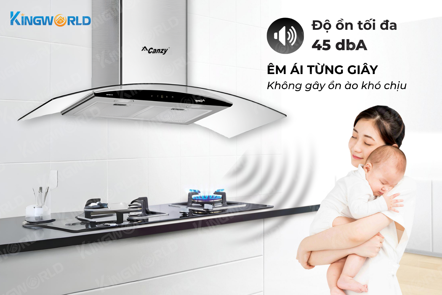 Máy hút mùi kính cong Canzy CZ 3990Q