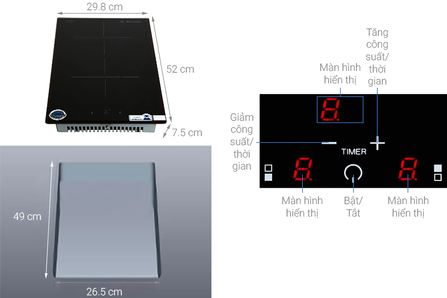 Bếp từ Malloca MDI 302 mang đến giải pháp tối ưu cho mọi không gian