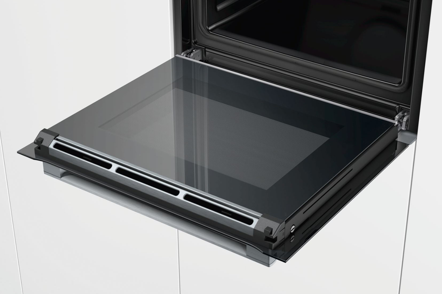 Thiết bị được tích hợp thêm cơ chế mở cửa Soft Open và cơ chế đóng cửa Soft Close