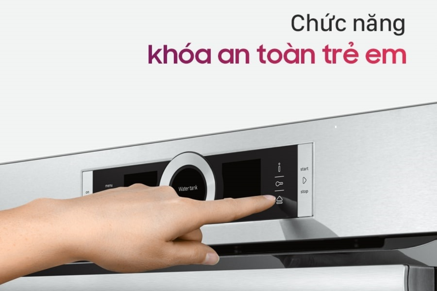 Lò nướng Bosch HBG633BB1B còn được trang bị hàng loạt tính năng an toàn tiên tiến