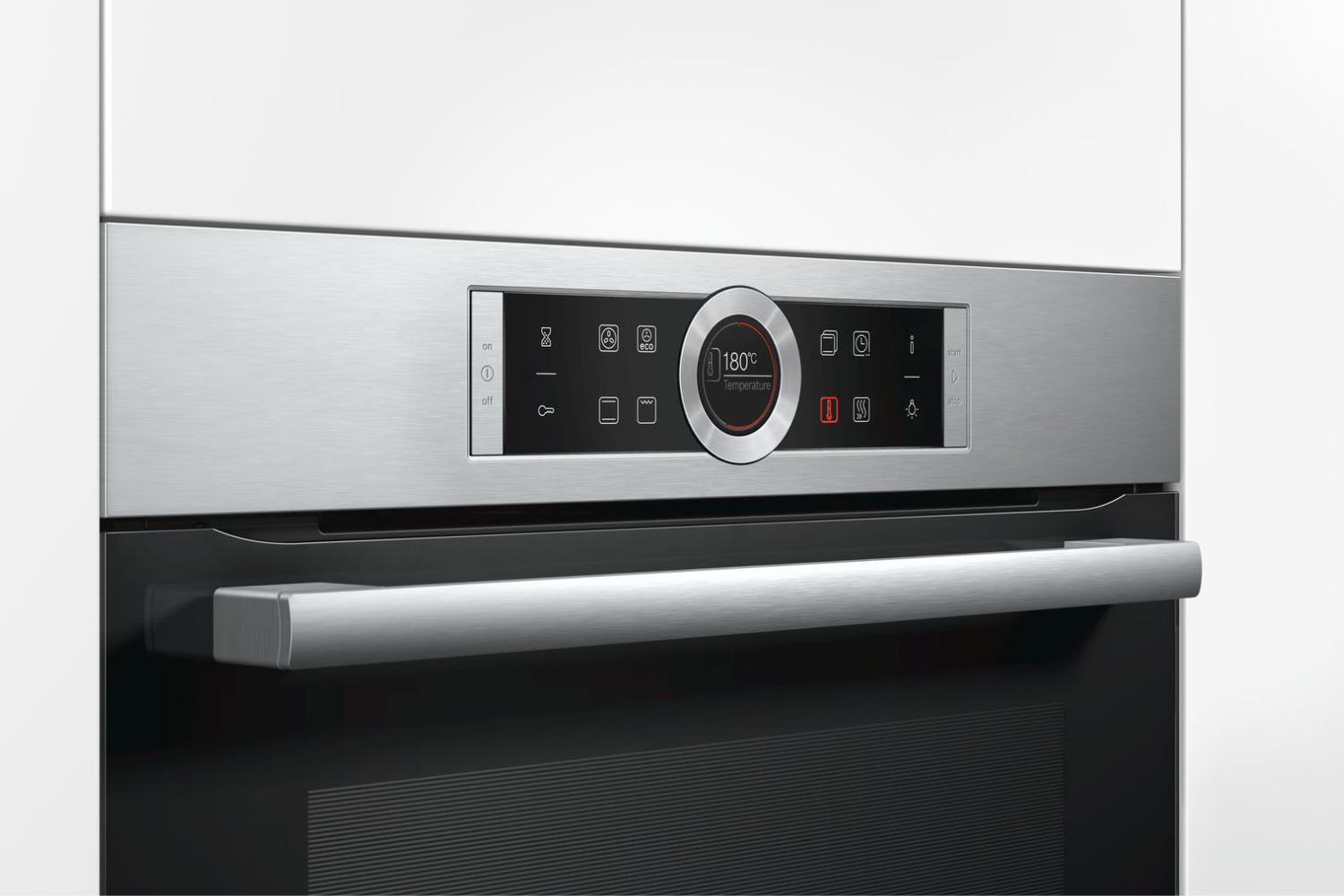 Lò nướng Bosch HBG635BS1 trang bị bảng điều khiển cảm ứng một chạm