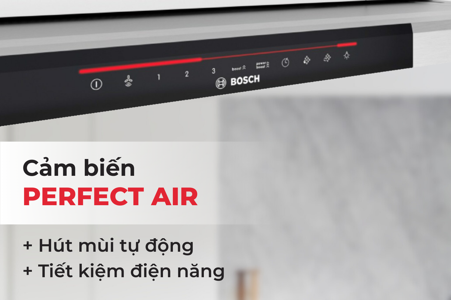 Cảm biến thông minh PerfectAir – Tự động hút theo mức mùi