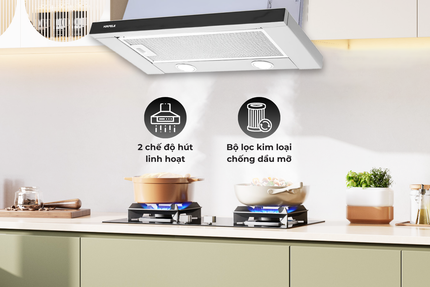 Hai chế độ hút tiện lợi và&nbsp;linh hoạt