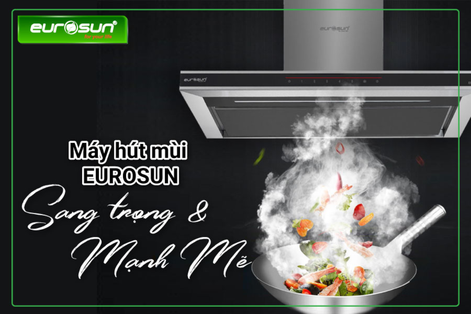 Máy hút mùi gắn tường Eurosun EH-70AF77 | 70cm