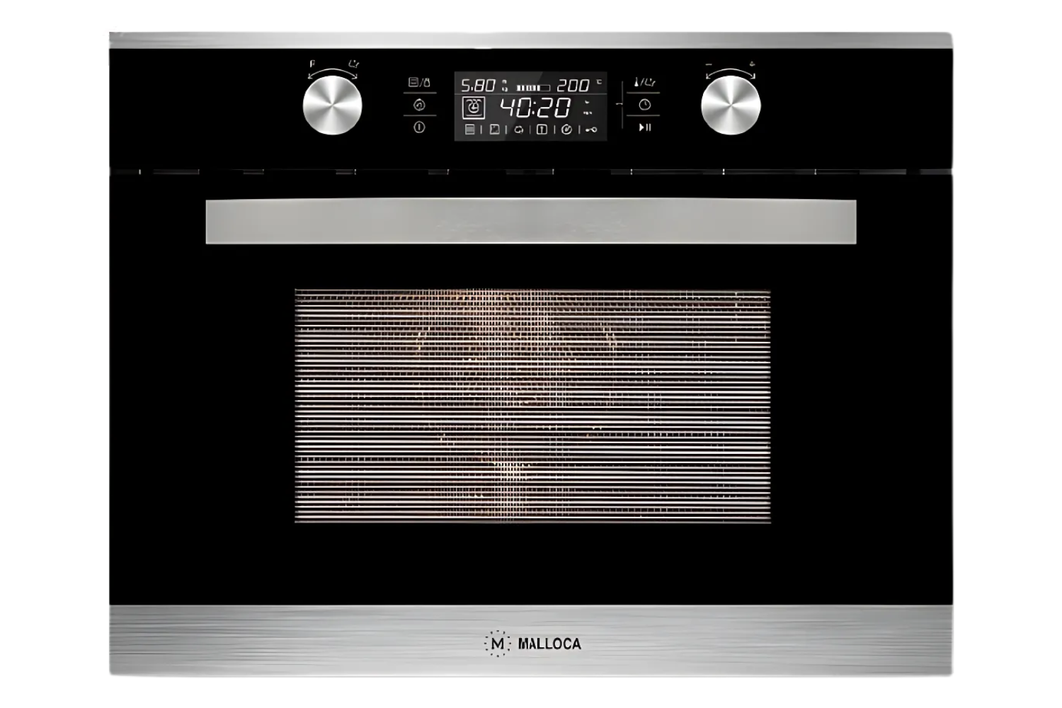 Lò vi sóng Malloca MW-LX12 được thiết kế chuyên biệt để lắp đặt âm tủ, tối ưu hóa không gian bếp