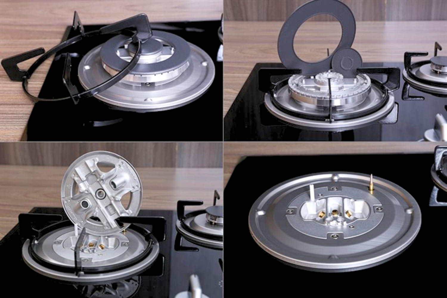 Bếp gas Malloca GHG 733B sử dụng đầu đốt Somipress bằng hợp kim nhôm