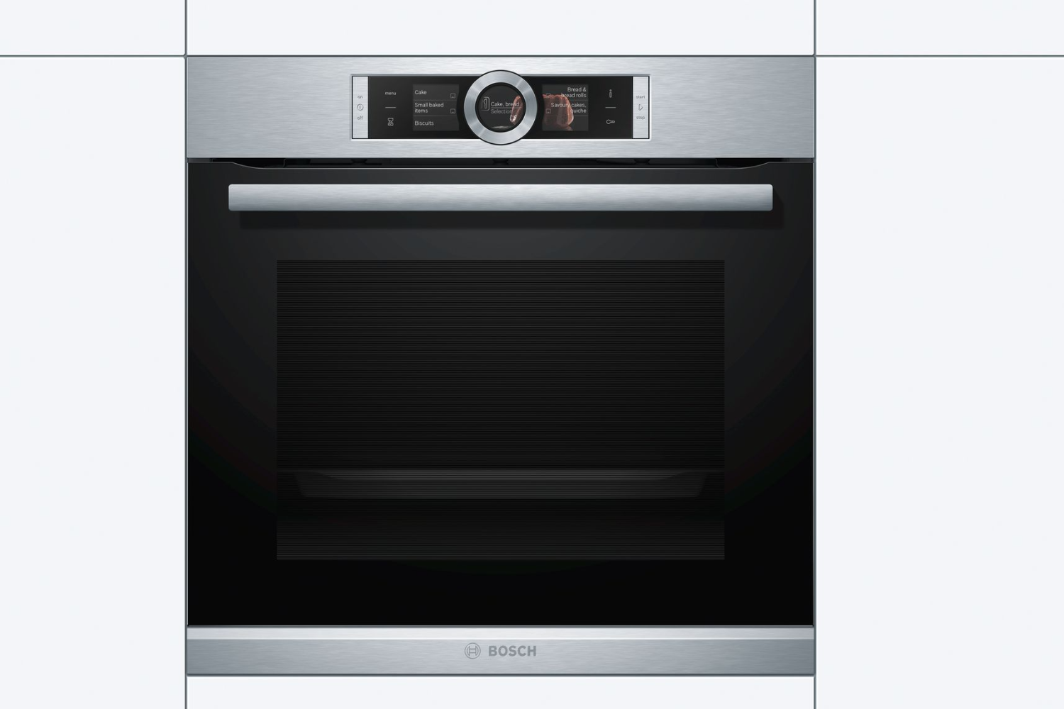 Lò nướng Bosch HBG636ES1 có&nbsp;thiết kế tối giản kết hợp với kiểu dáng lắp đặt âm tủ