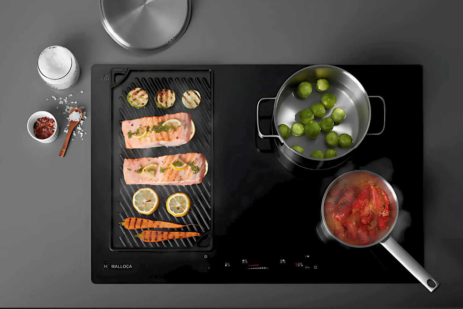 Bề mặt nhám&nbsp;tạo độ bám tốt hơn cho đáy nồi chảo, mang lại cảm giác chắc chắn trong quá trình nấu nướng