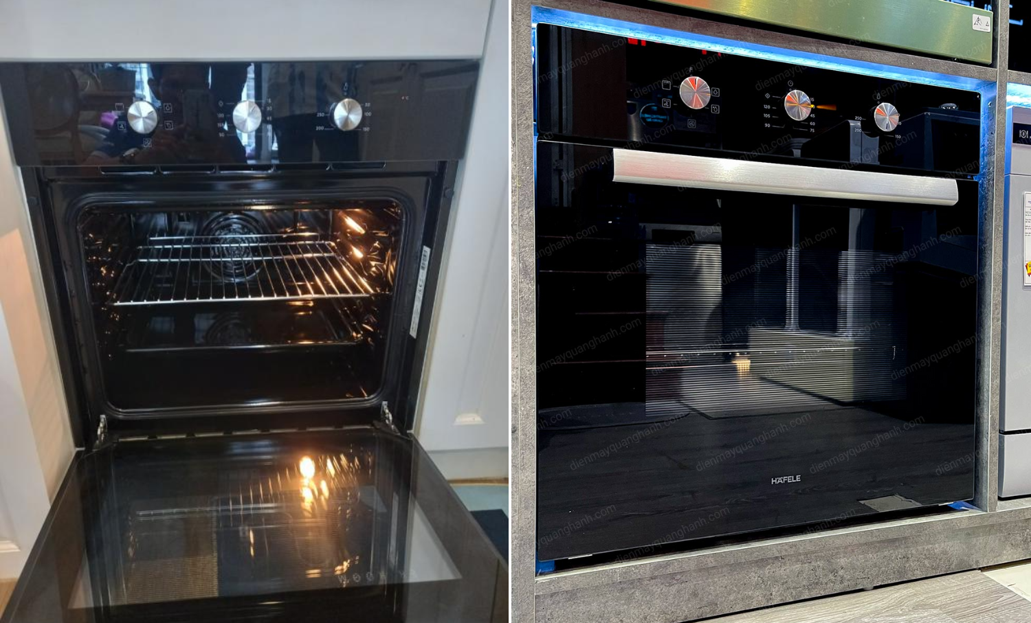 Lò nướng âm tủ Hafele HO-2K65A (mã sản phẩm 538.61.431) có thiết kế tinh tế, hiệu năng ổn định