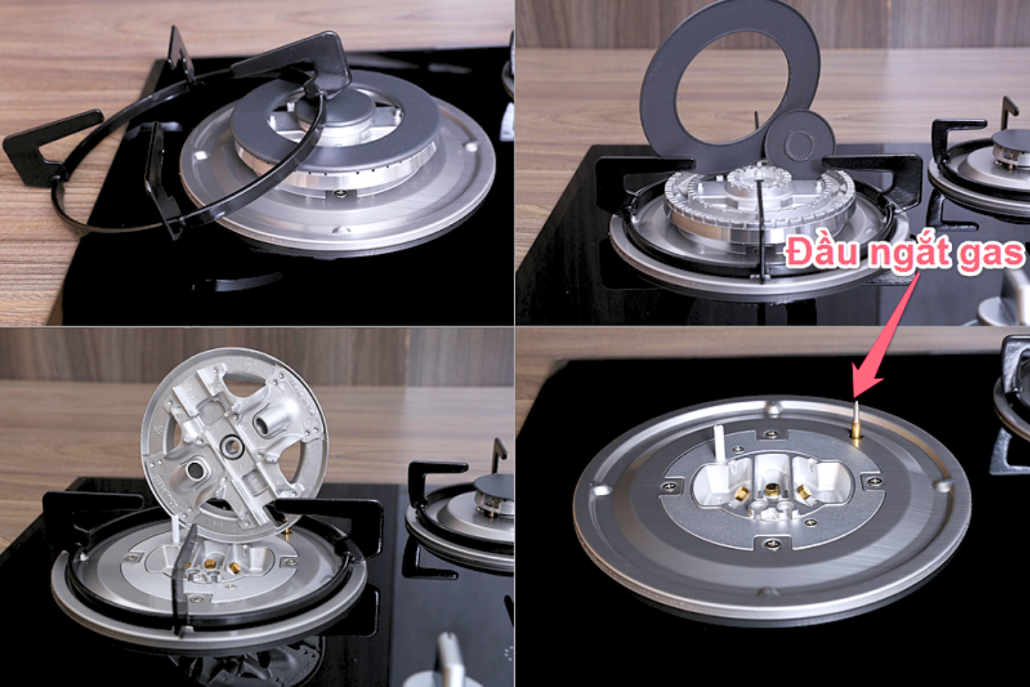 Hệ thống tự động ngắt gas sẽ hoạt động tức thì khi có gió lớn thổi qua làm tắt lửa