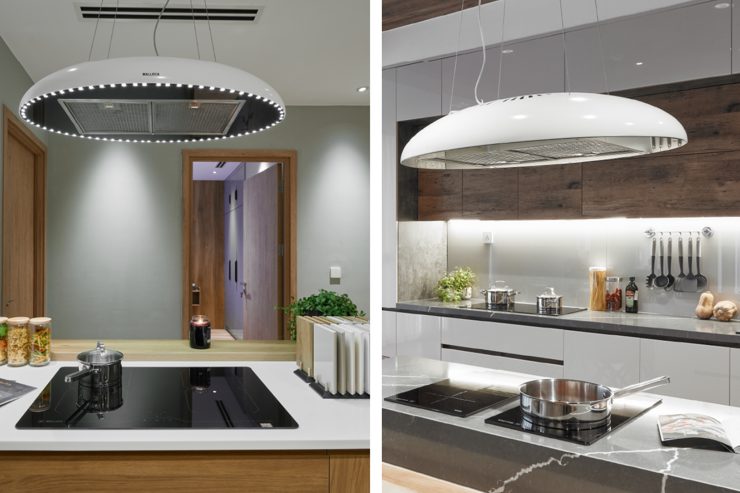 Thiết kế treo đảo độc đáo – Nâng tầm không gian bếp