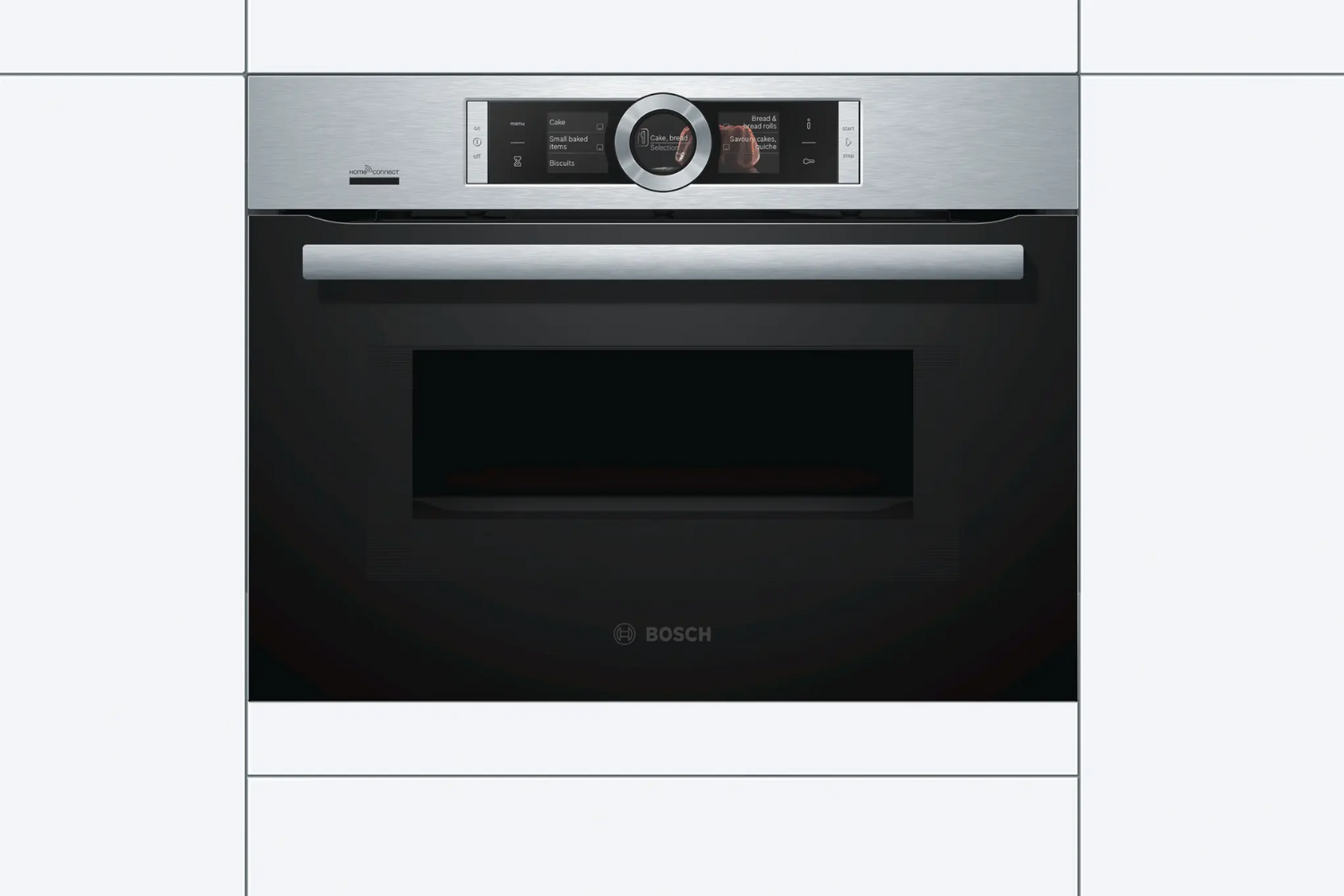 Lò nướng Bosch CMG656BS6B Series 8 ghi điểm tuyệt đối với ngoại hình hiện đại