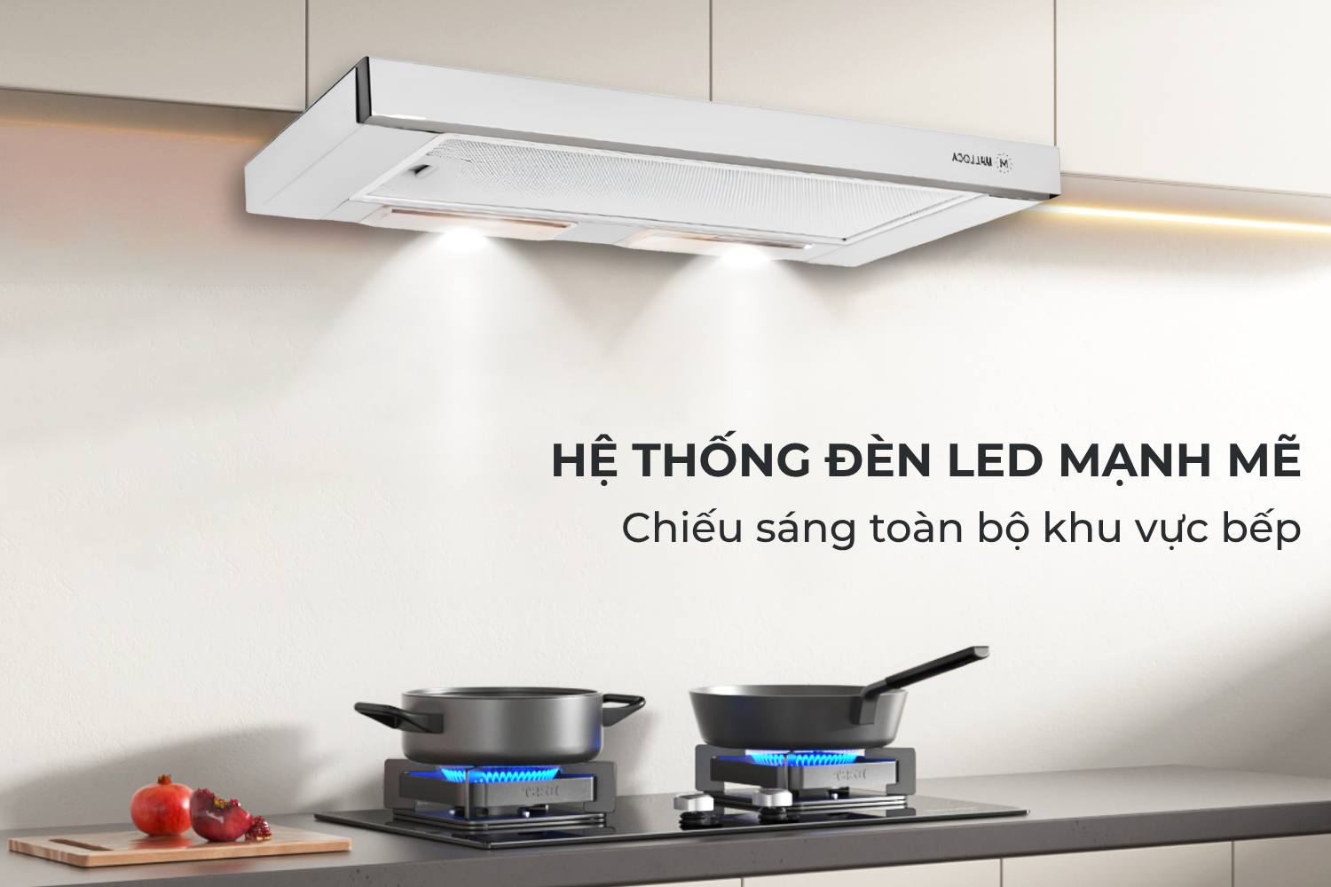 Máy hút mùi âm tủ Malloca K1506 | 60 cm