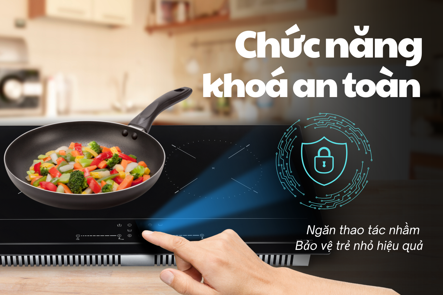 Bếp Điện Từ Kết Hợp Hồng Ngoại Teka HIC 7320 D | 2 Vùng Nấu