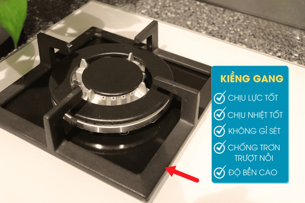 Kiềng gang chắc chắn, chống trơn trượt hiệu quả