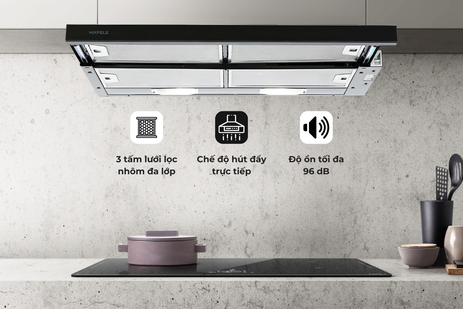 3 cấp độ hút&nbsp;– Vận hành linh hoạt