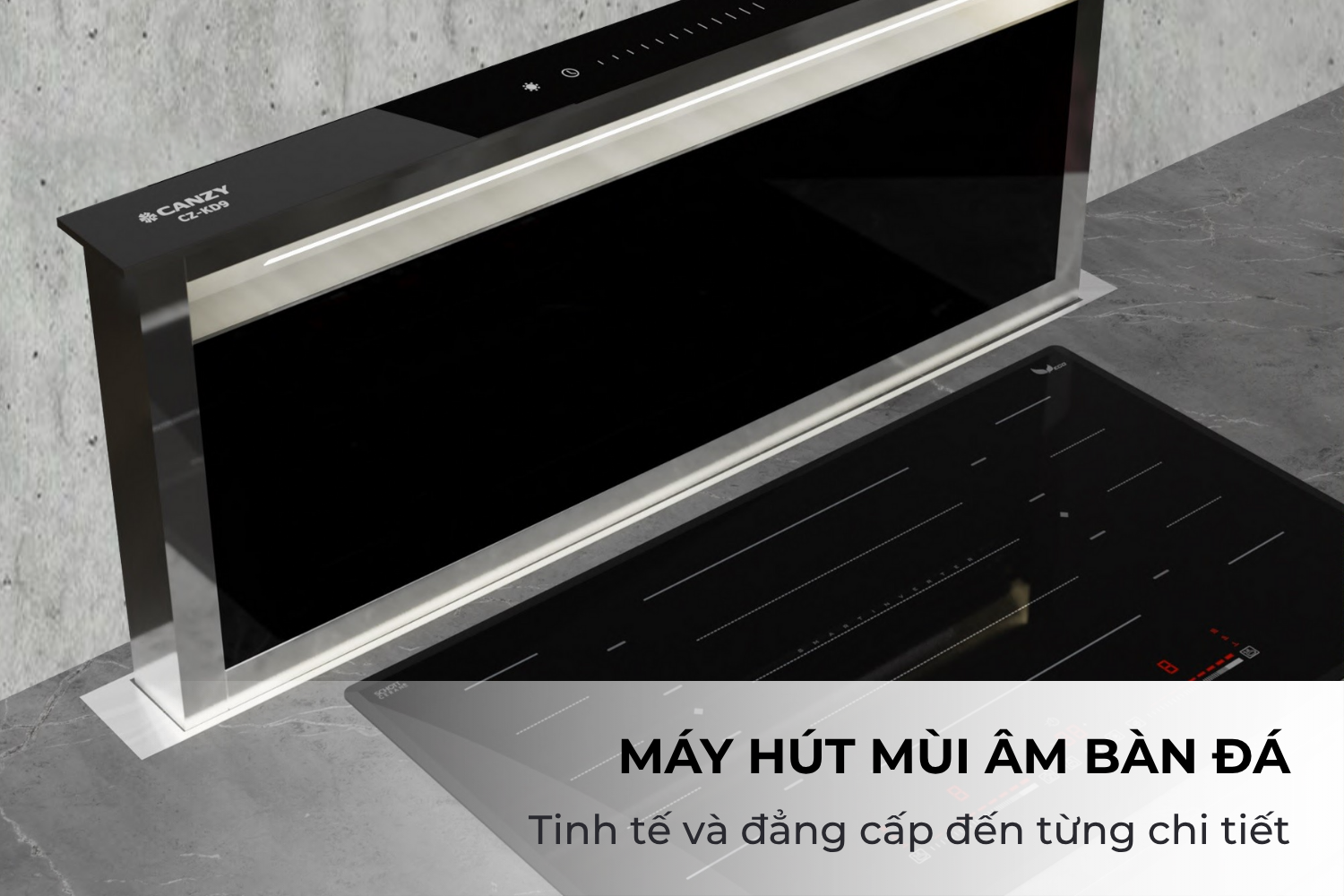 Thiết kế âm bàn sang trọng, tiết kiệm không gian