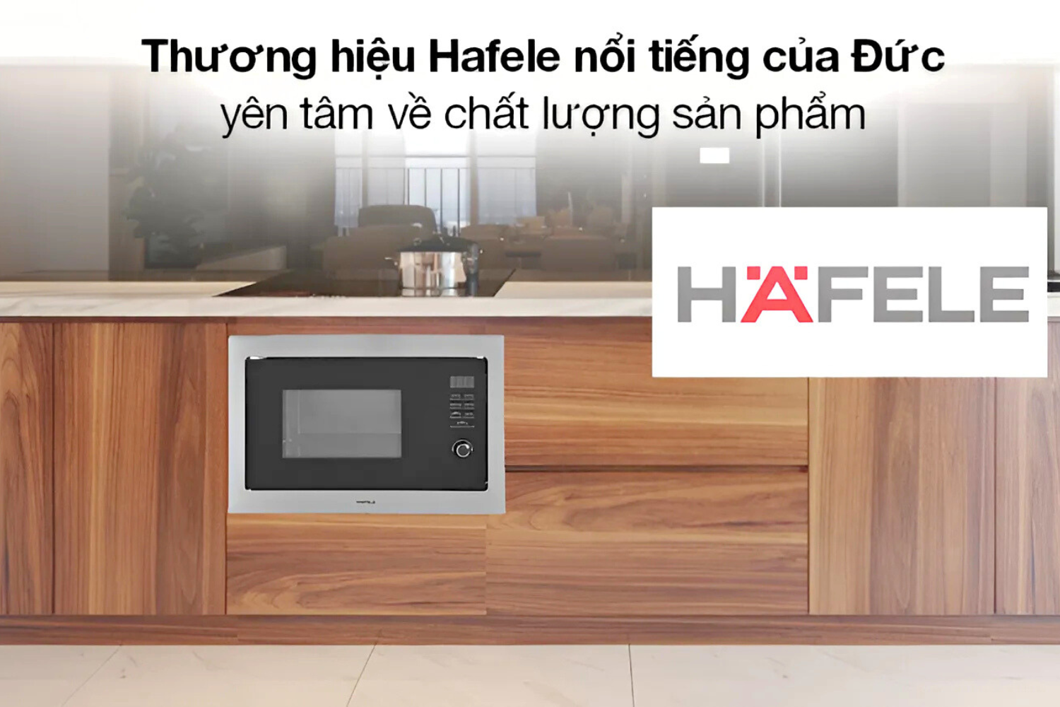 Nâng tầm đẳng cấp bếp với lò vi sóng âm tủ Hafele HM-B38A (535.34.000)