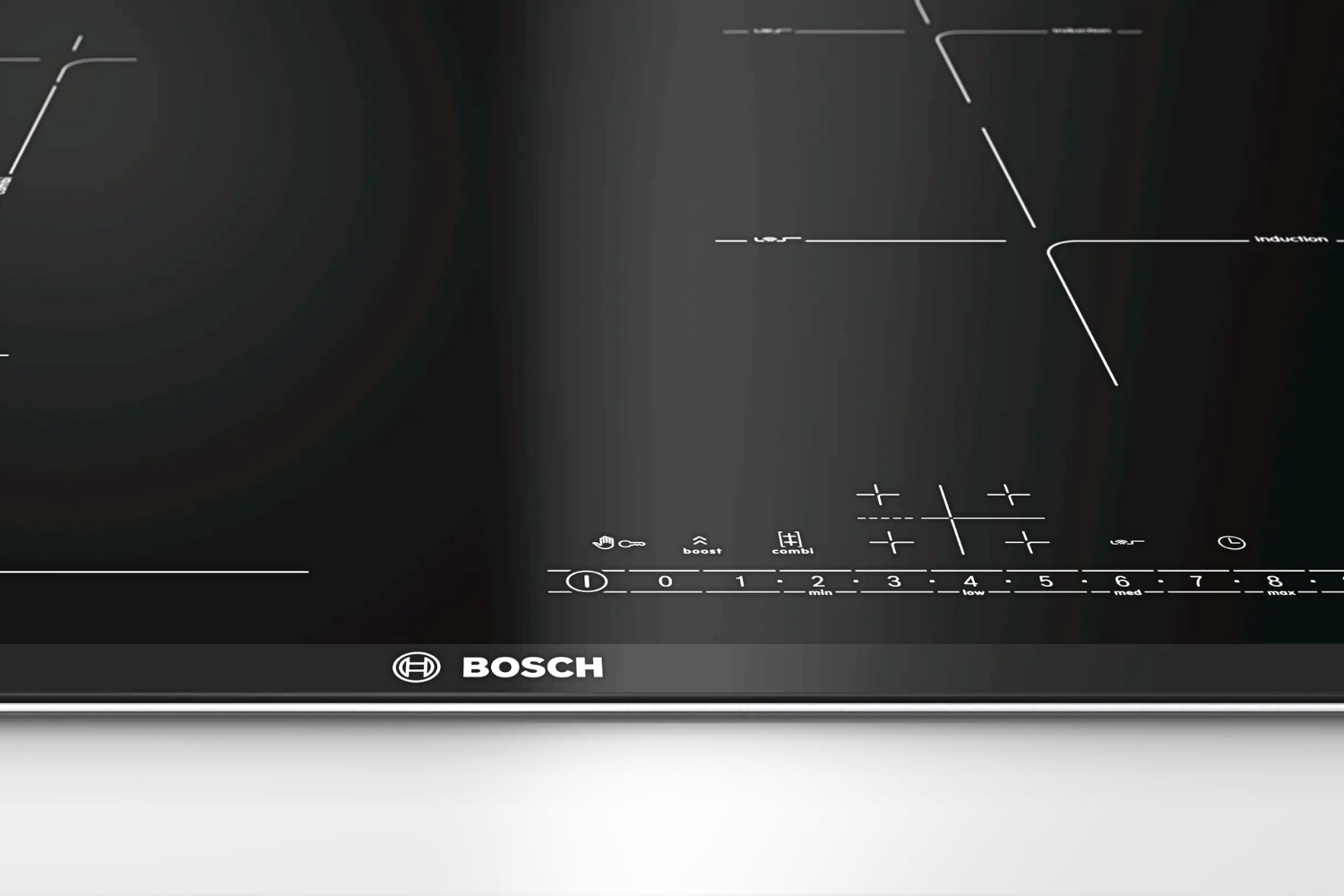 Bảng điều khiển DirectSelect được bố trí thông minh trên mặt bếp