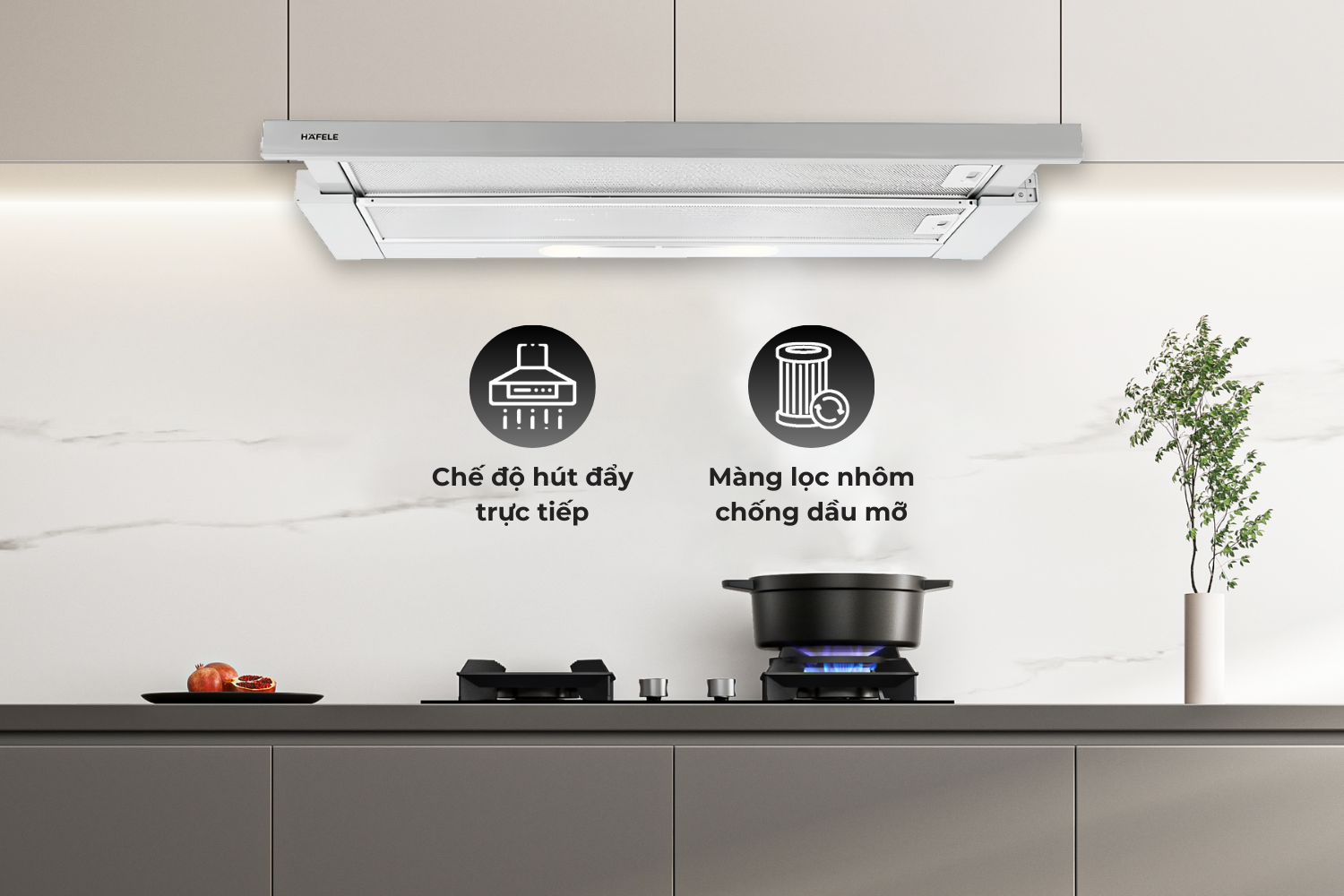 Tùy chọn hai chế độ hút