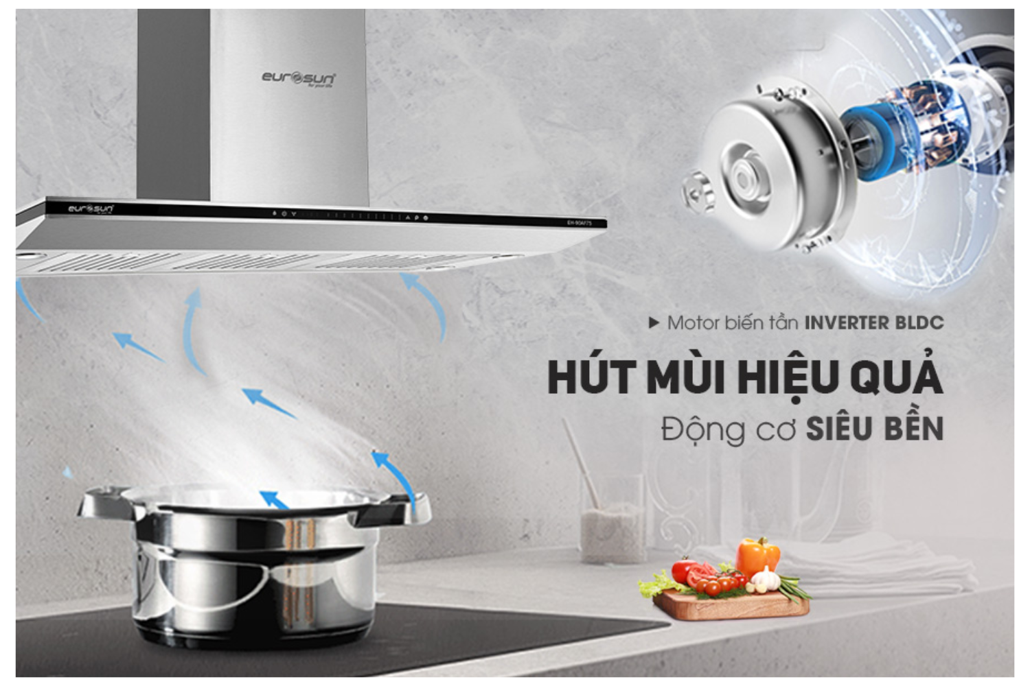 Hoạt động êm ái – Không làm gián đoạn không gian sống