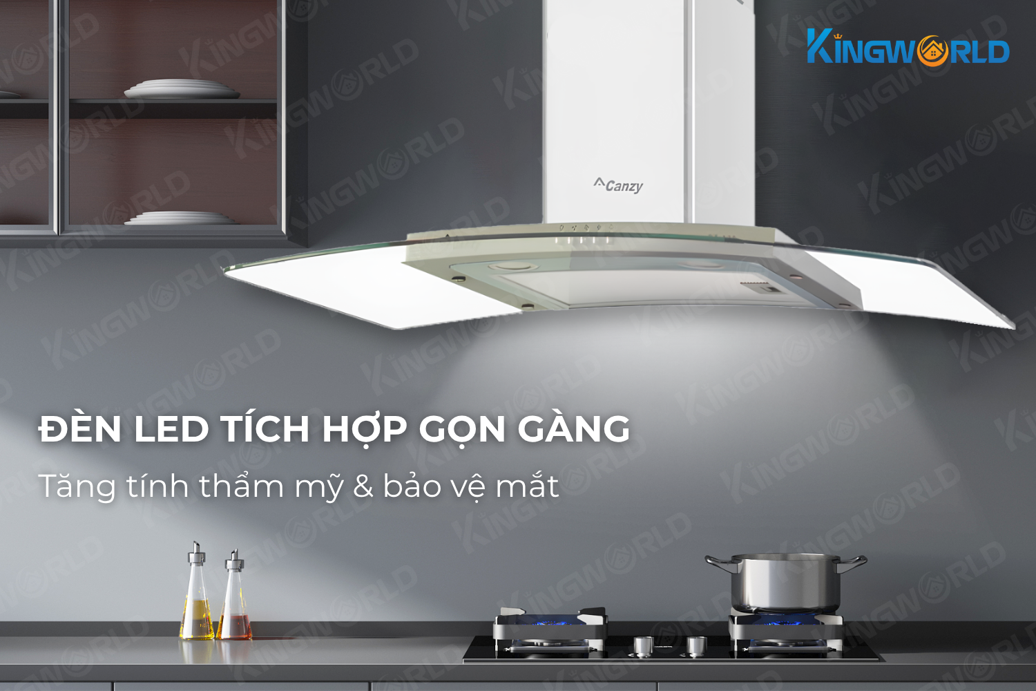 Máy hút mùi kính cong Canzy CZ A39