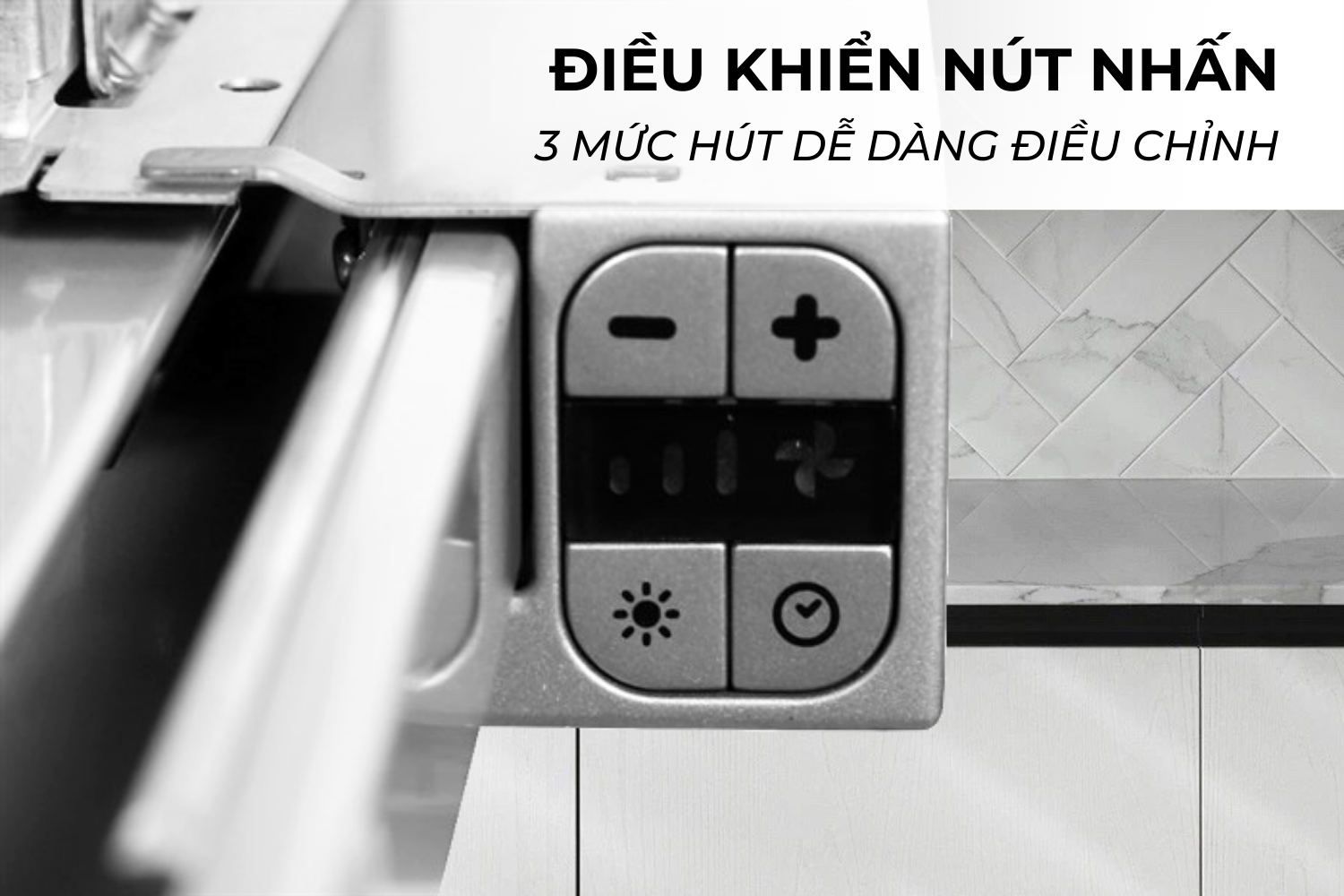 Bảng điều khiển nút nhấn dễ dùng