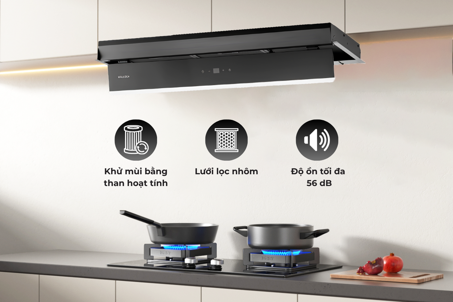 Máy hút mùi âm tủ Malloca Space MH 900SP