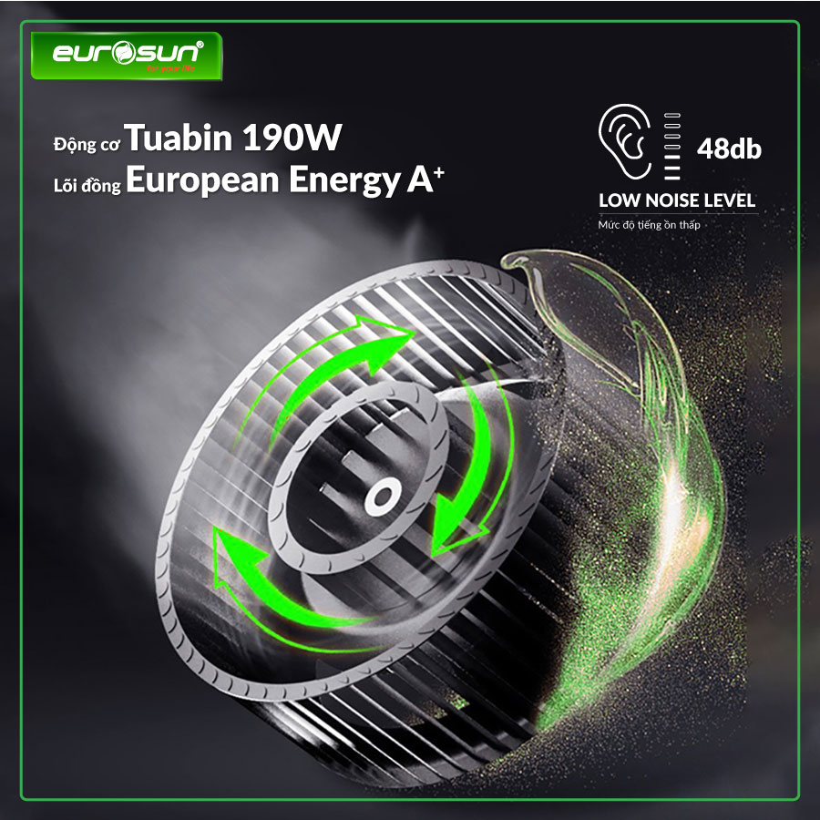 Vận hành êm ái - Không gây ảnh hưởng đến sinh hoạt