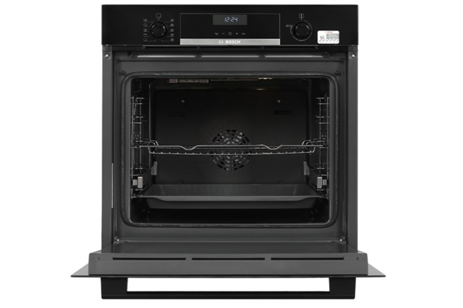 Với dung tích 71 lít, lò nướng Bosch HBA5360BL0K mang đến không gian rộng rãi