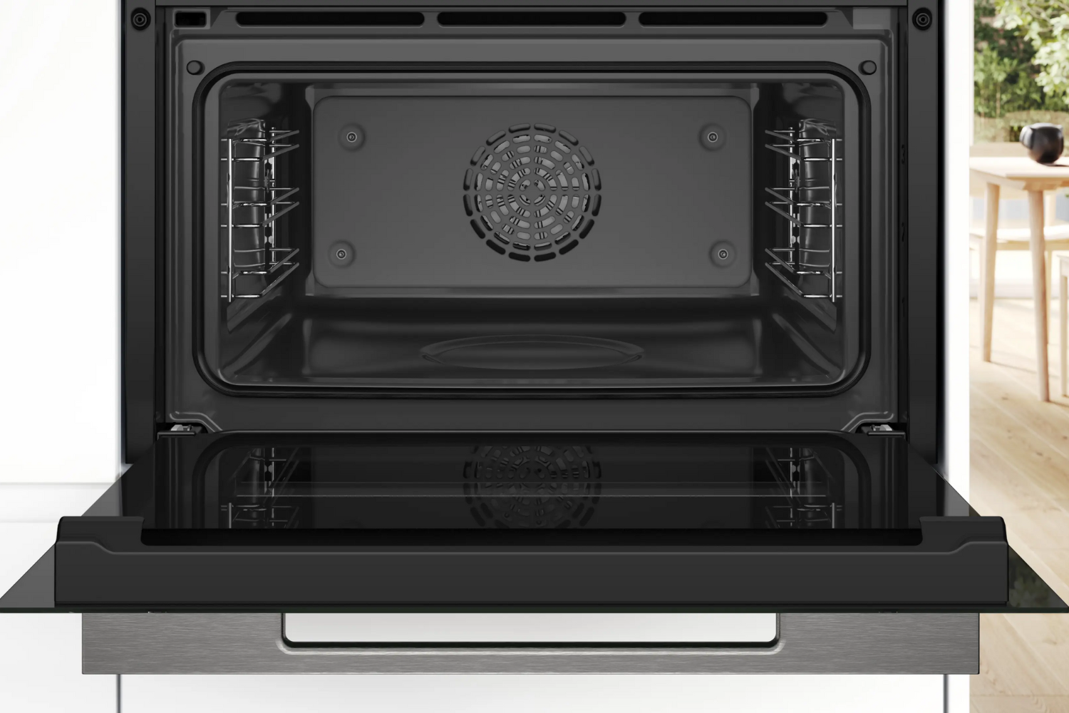 Bên trong khoang lò được làm từ thép tráng men cao cấp (lớp men anthracite)