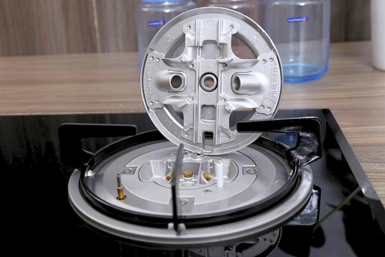 Trái tim của bếp&nbsp;Malloca GHG 732A là mâm đốt lửa Somipress nhập khẩu từ Italia