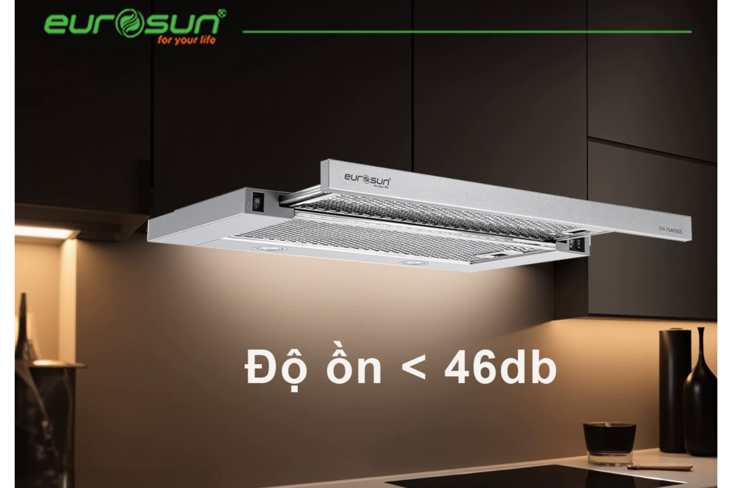 Vận hành êm ái – Độ ồn chỉ 46dB