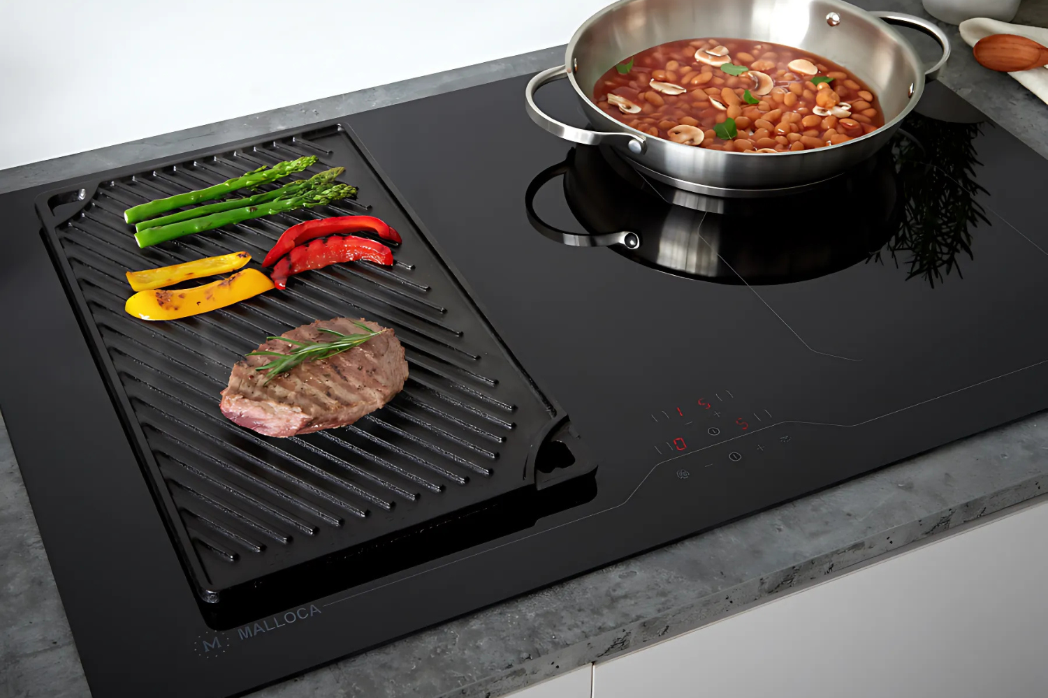 Bếp từ Malloca MH-784 ITG mang đến khả năng nấu nướng đa nhiệm vượt trội