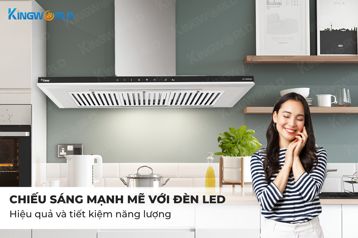 Máy hút mùi chữ T Canzy CZ TS700SS