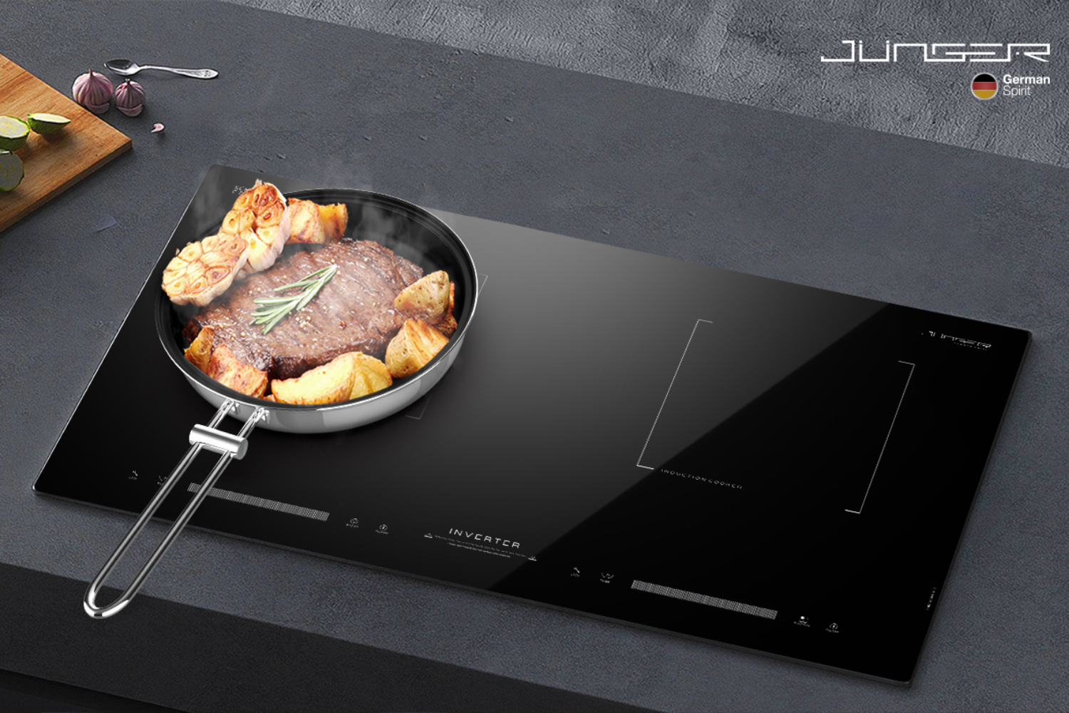 Junger ID-16 trang bị Mặt kính Schott Ceran cao cấp, sang trọng