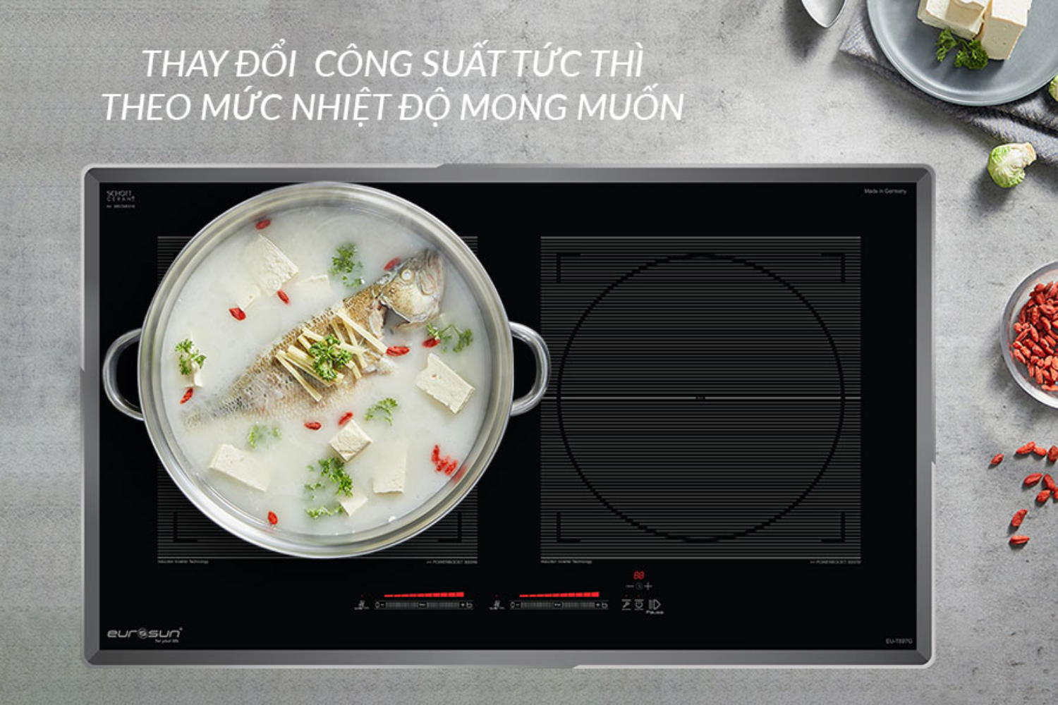 Eurosun EU-T898G được tích hợp đầy đủ các tính năng cần thiết