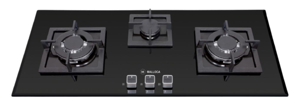 Bếp trang bị 3 vùng nấu công suất lớn