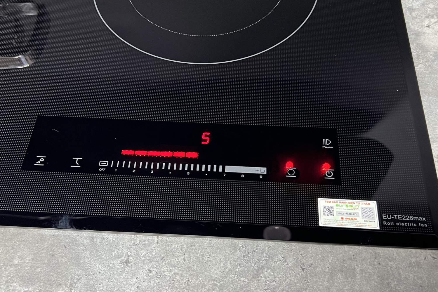 Bảng điều khiển cảm ứng dạng trượt (Slider)