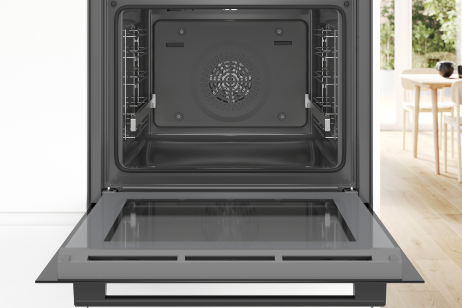 Lò nướng Bosch HBA5360BL0K gây ấn tượng mạnh mẽ nhờ thiết kế lắp âm tiện gọn